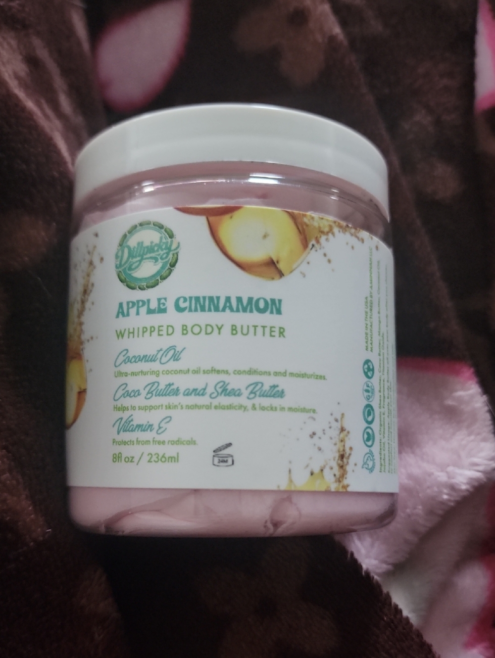 Apple Cinnamon Whipped Body Butter - Pink